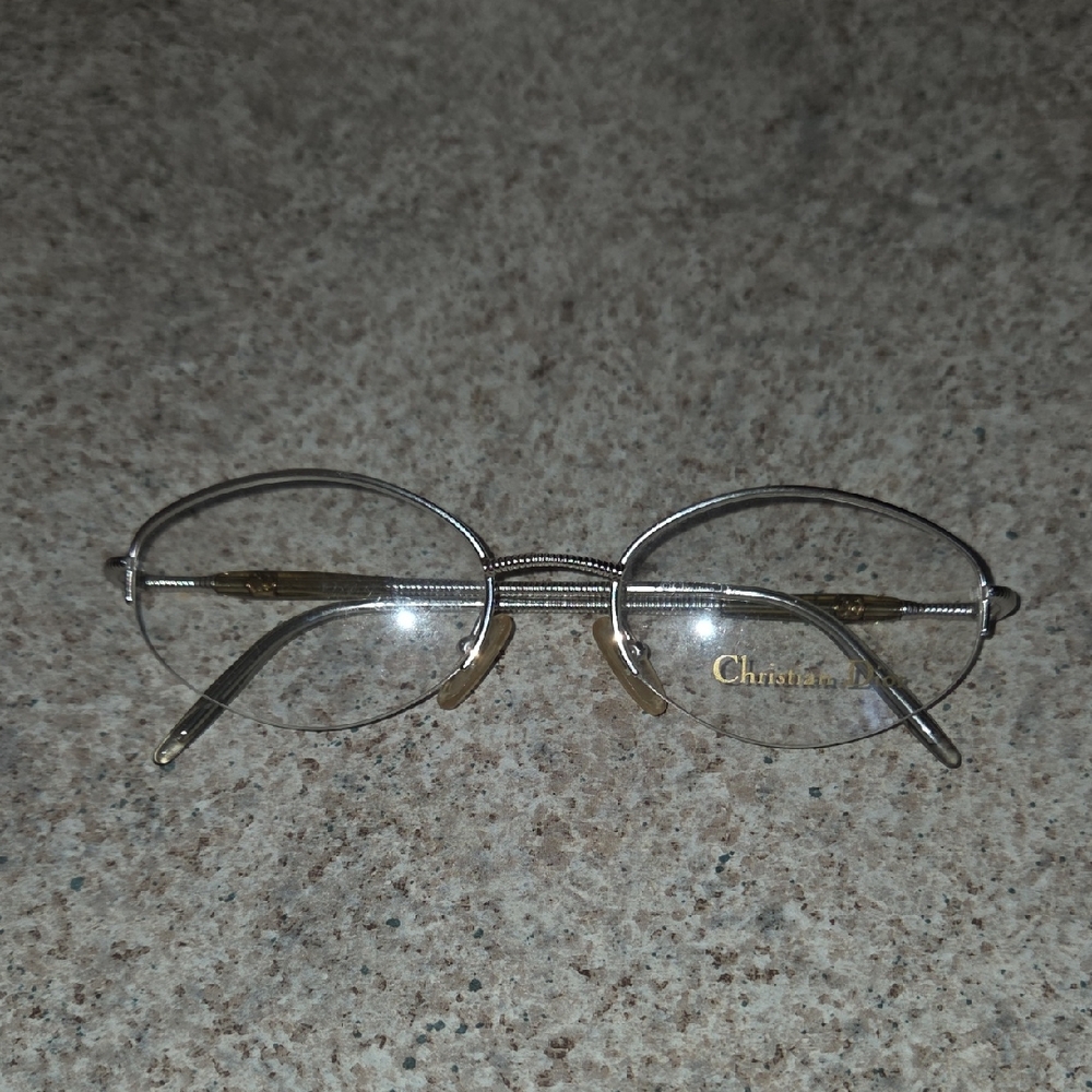 Dior Women's Glasses in Gold and Silver - Picture 1 of 6